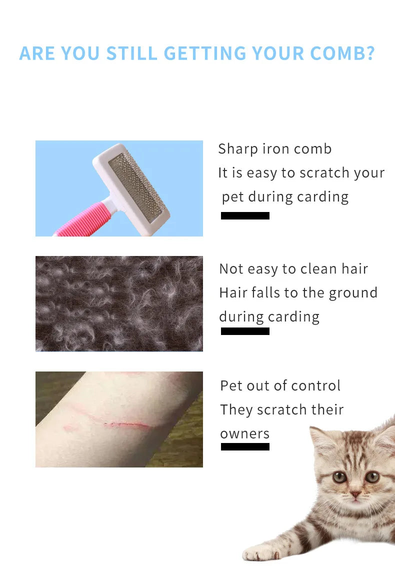 Pet Hair Remover Gloves Cat Grooming Hair Deshedding Brush Dog Comb Pet Bath Remover Clean Massage For Animal Massage Supplies