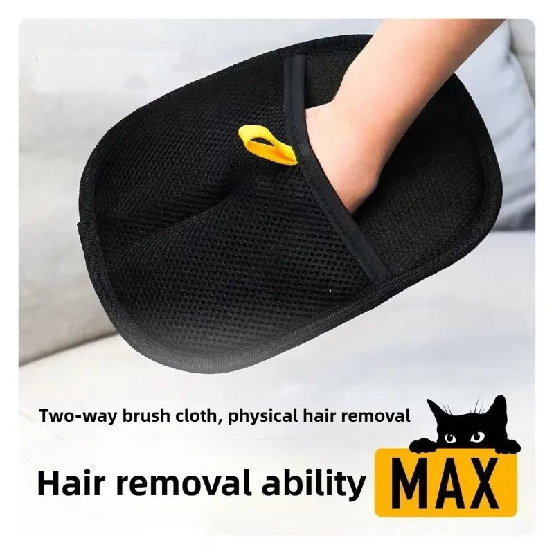 Efficient Pet Hair Cleaning Gloves