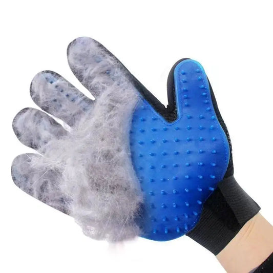 Pet Hair Remover Gloves Cat Grooming Hair Deshedding Brush Dog Comb Pet Bath Remover Clean Massage For Animal Massage Supplies