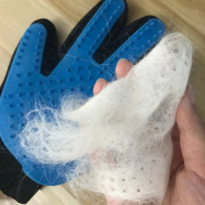 Pet Hair Remover Gloves Cat Grooming Hair Deshedding Brush Dog Comb Pet Bath Remover Clean Massage For Animal Massage Supplies