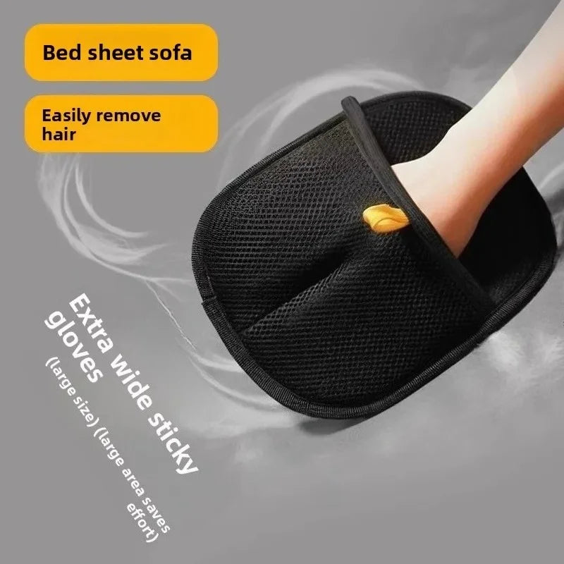 Efficient Pet Hair Cleaning Gloves